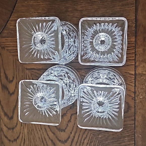 S/4 Vintage Imperial Glass - Ohio Clear Cape Cod 6oz Low Water Goblets - Picture 4 of 4